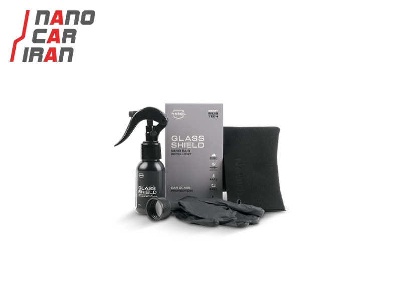 نانو سرامیک شیشه خودرو ناژول حجم ۵۰ میلی‌ لیتر Nasiol Nano Glass Coating 50 ml for Car Windshield